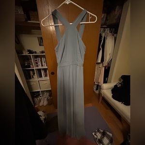 Lulus dusty blue prom dress size xs, worn once